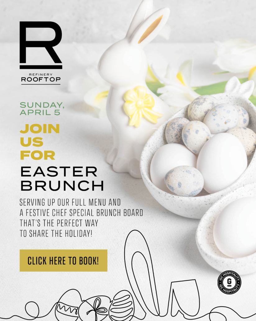 Sunday, April 5th - Join us for EASTER BRUNCH, serving up our full menu and a festive chef special brunch board that's the perfect way to share the holiday! CLICK HERE TO BOOK!